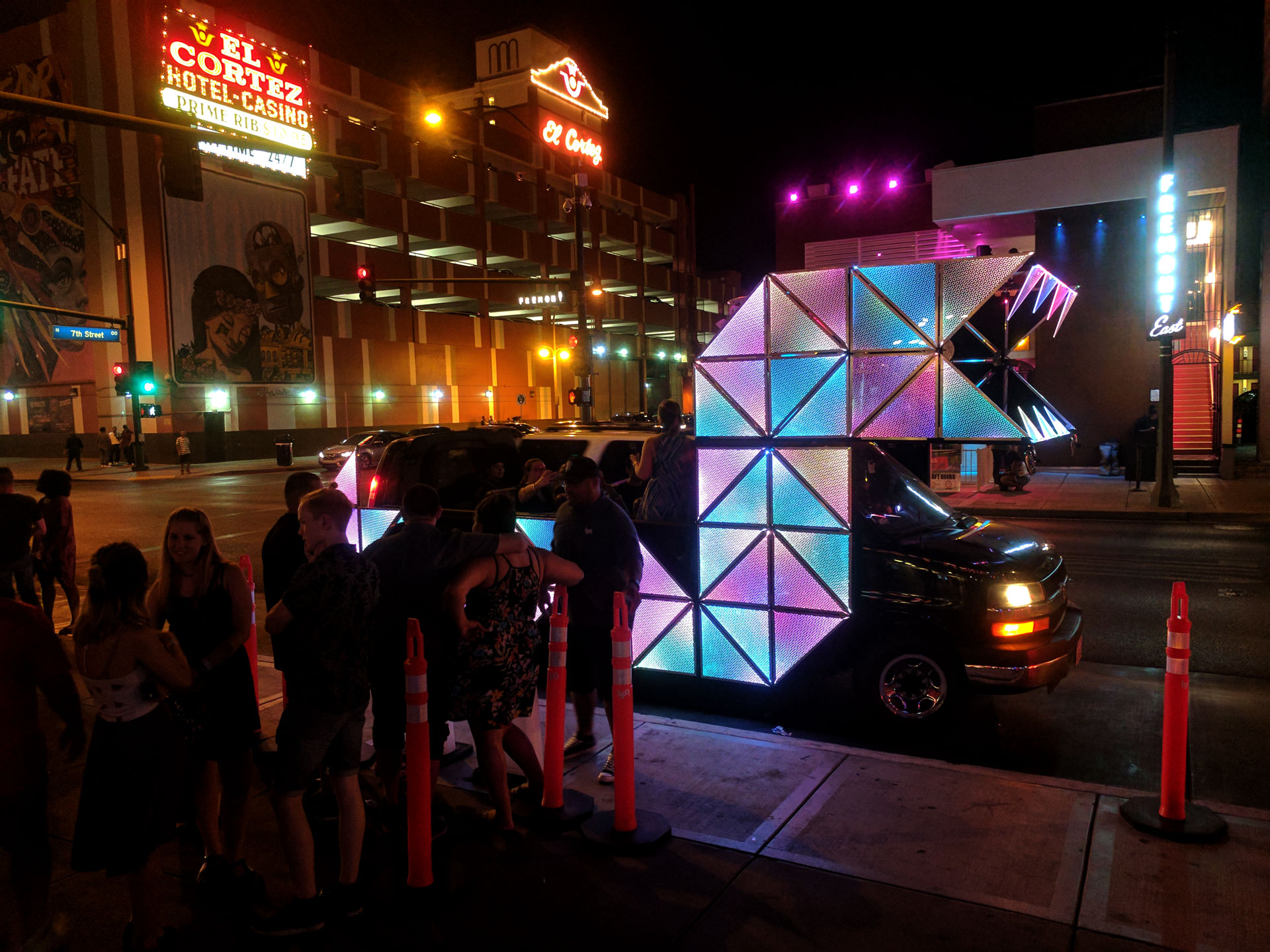 Art car ran every weekend for a month.