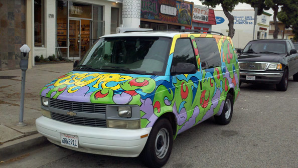 Escape Camper Van Painted by Justin Mitchell