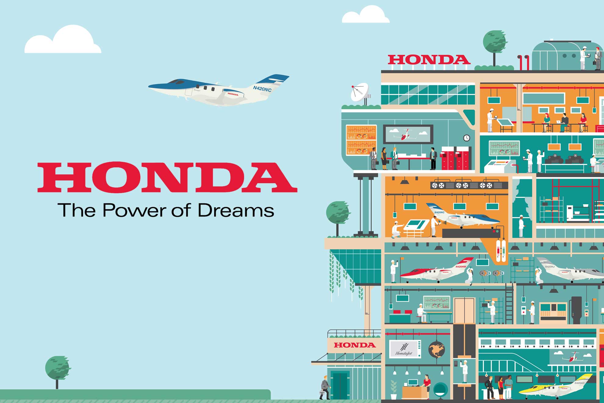 Honda Value to America Print Campaign